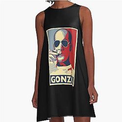 It's All About the Hunter S Thompson A Line Dress