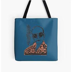 Hunter S Thompson Smoking Premium Tote Bag