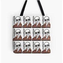 Hunter S. Thompson Smoking Tote Bag