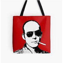 Hunter S Thompson Smoking Tote Bag