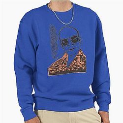 Hunter S Thompson Smoking Pullover Sweatshirt