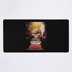 Music and Hunter S. Thompson on a Great People Life Desk Mat