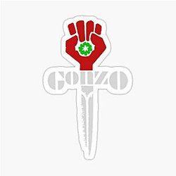 Hunter S. Thompson Gonzo Sticker