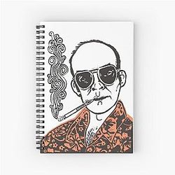 Hunter Thompson Spiral Notebook