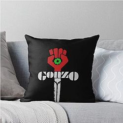 Hunter Thompson Gonzo Throw Pillow