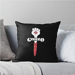 Gonzo Icon Hunter S Thompson Throw Pillow