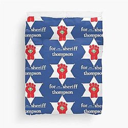 Hunter S. Thompson For Sheriff Duvet Cover