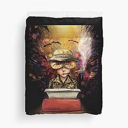 Music and Hunter S. Thompson in the Life of Great People Duvet Cover
