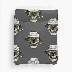 Hunter S. Thompson Skull Duvet Cover