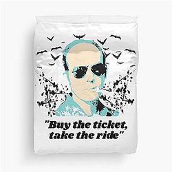 Buy The Ticket Take The Ride Hunter Thompson Duvet Cover