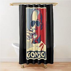 It's About the Hunter Thompson Shower Curtain