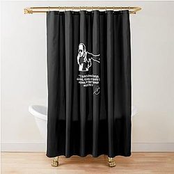 Hunter S Thompson - Drugs Alcohol and Violence Shower Curtain