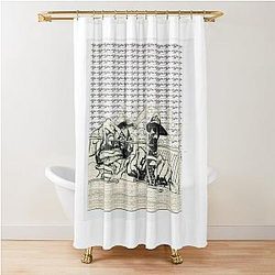Hunter S. Thompson Bat Country Shower Curtain
