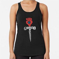 How to Pretend You Are a Hunter S. Thompson Racerback Tank Top