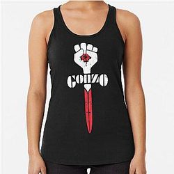 Gonzo Symbol Hunter Thompson Racerback Tank Top