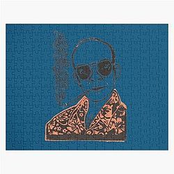 Hunter S. Thompson Smoking Premium Jigsaw Puzzle