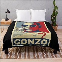 The Truth Is Concerned About Hunter S Thompson Throw Blanket