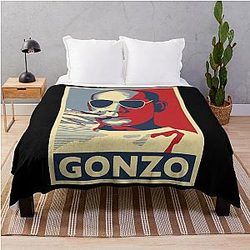 It's All About the Hunter S Thompson Throw Blanket