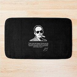 Hunter S Thompson Living is Pain Bathmat