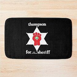 Hunter S. Thompson Sheriff Bath Mat