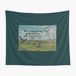 The Weird Turns Pro - Hunter S Thompson Fan Art Tapestry