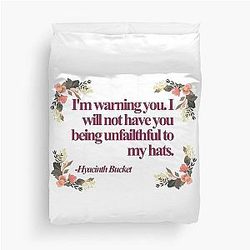 Hyacinth Bucket Duvet Cover