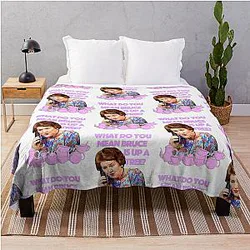 Hyacinth Bucket Throw Blanket