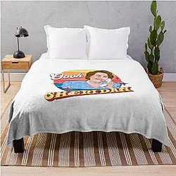 Hyacinth Bucket Sheridan Retro Style Throw Blanket