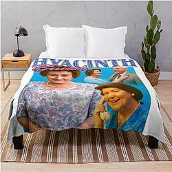 Hyacinth Bucket Retro TV Show Throw Blanket