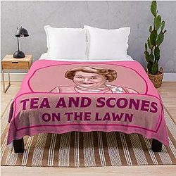 Hyacinth Bucket Lady of the House Throw Blanket