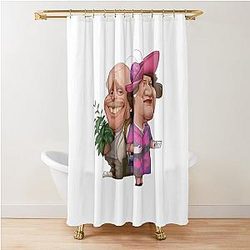 Hyacinth Buxton Husband Shower Curtain