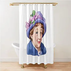 Hyacinth Bucket Character Shower Curtain
