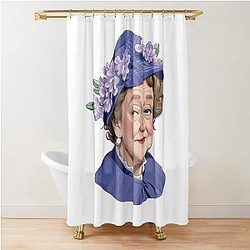Hyacinth Bucket Character Shower Curtain