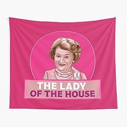Funny Hyacinth Bucket Throw Tapestry