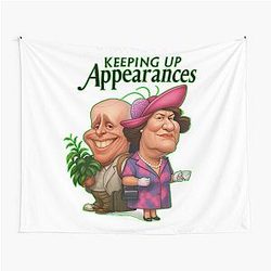 Keeping Up Appearances - Hyacinth Bucket - Patricia Routledge - Richard Broughton Tapestry