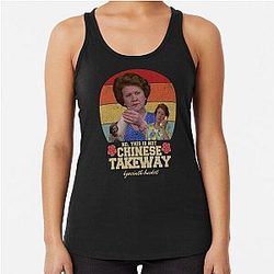 Vintage hyacinth racerback tank top