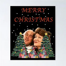 Hyacinth Bucket Christmas Poster