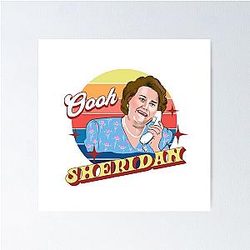 Hyacinth Bucket Sheridan Retro Style Poster
