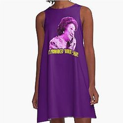 Hyacinth Bucket Keeping Up A-Line Dress