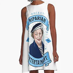Mrs. Hyacinth Bucket Riparian Entertainment A-Line Dress