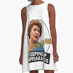 Keeping Up Appearances - Hyacinth Bucket - Patricia Routledge - Richard 'Bouquet' A-Line Dress