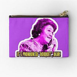 Hyacinth Bucket Zipper Pouch