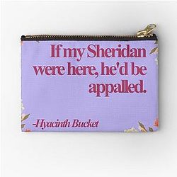 Hyacinth Bucket Zipper Pouch