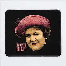 Hyacinth Bucket Retro Mouse Pad