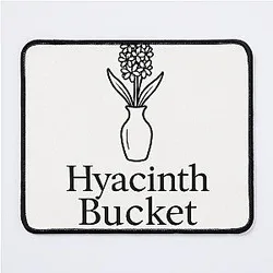 Hyacinth Bucket Floral Mouse Pad