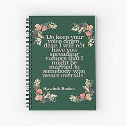 Hyacinth Bucket Spiral Notebook