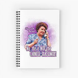 Hyacinth Bucket Keeping Up Notebook
