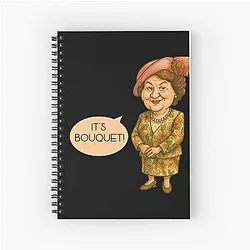 Hyacinth Bucket Spiral Notebook