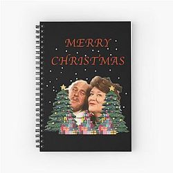 Hyacinth Bucket Christmas Spiral Notebook
