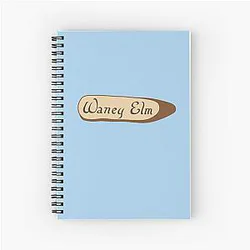 Waney Elm Hyacinth's house sign Spiral Notebook